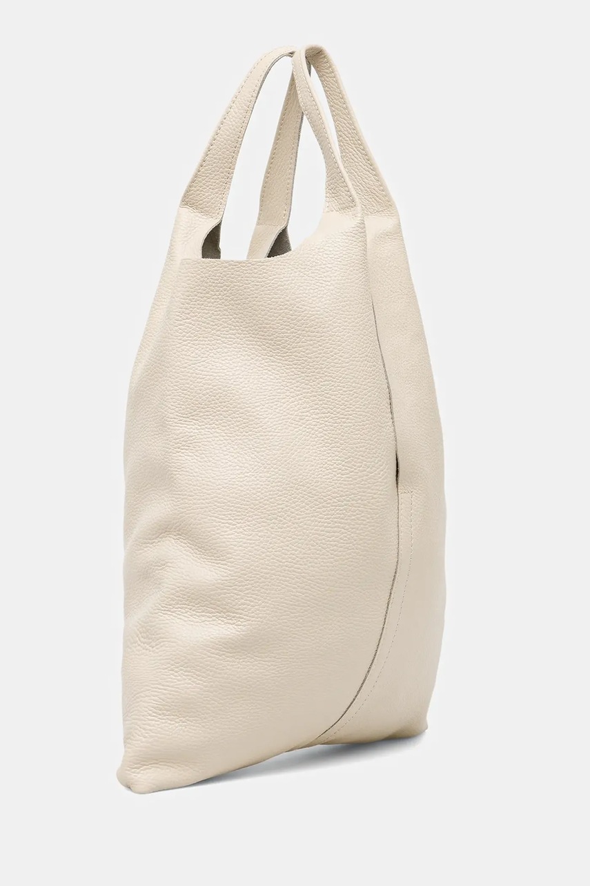 Кожаная сумочка Answear.LAB цвет бежевый