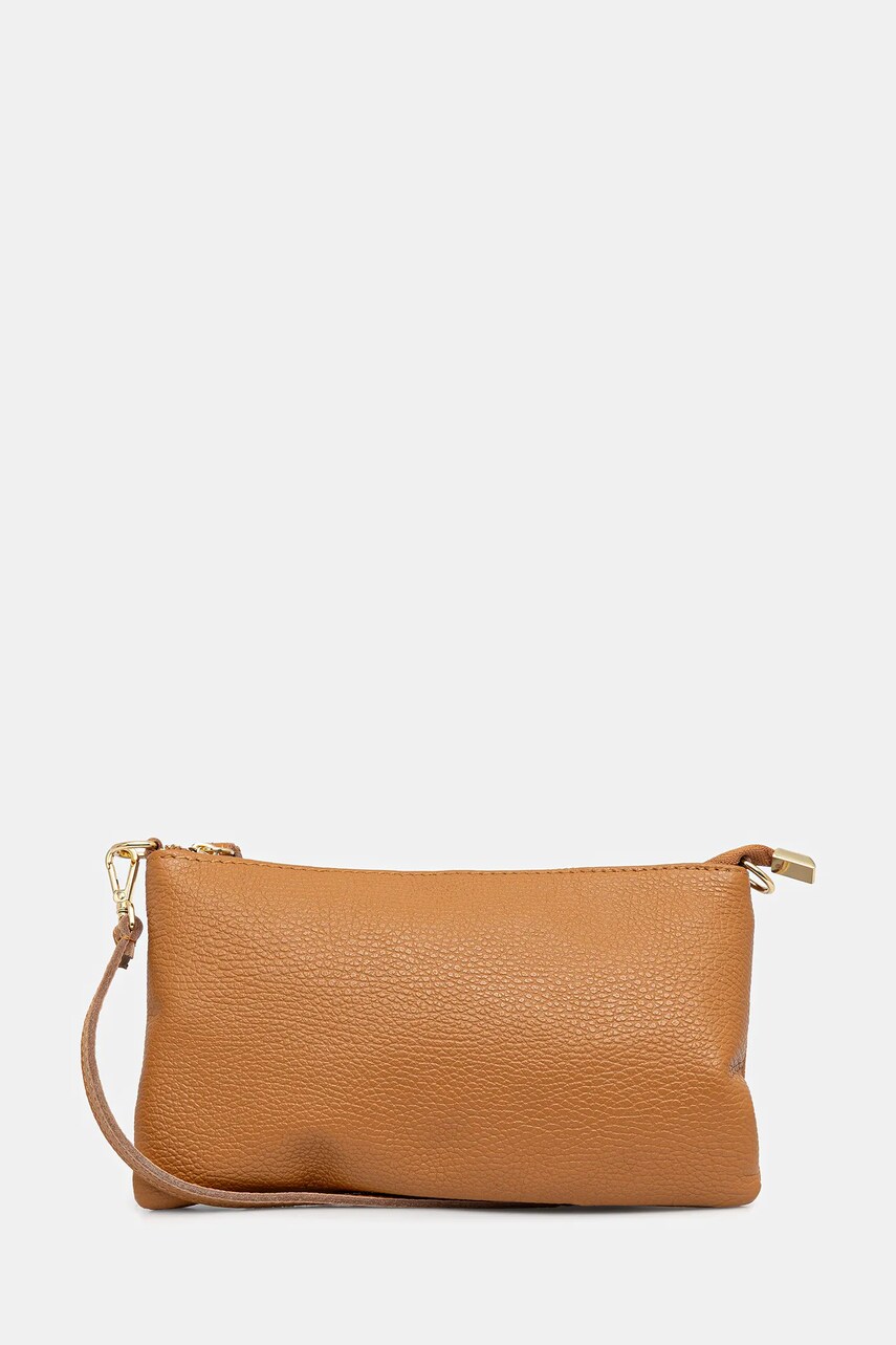 Answear Lab poseta de piele culoarea verde