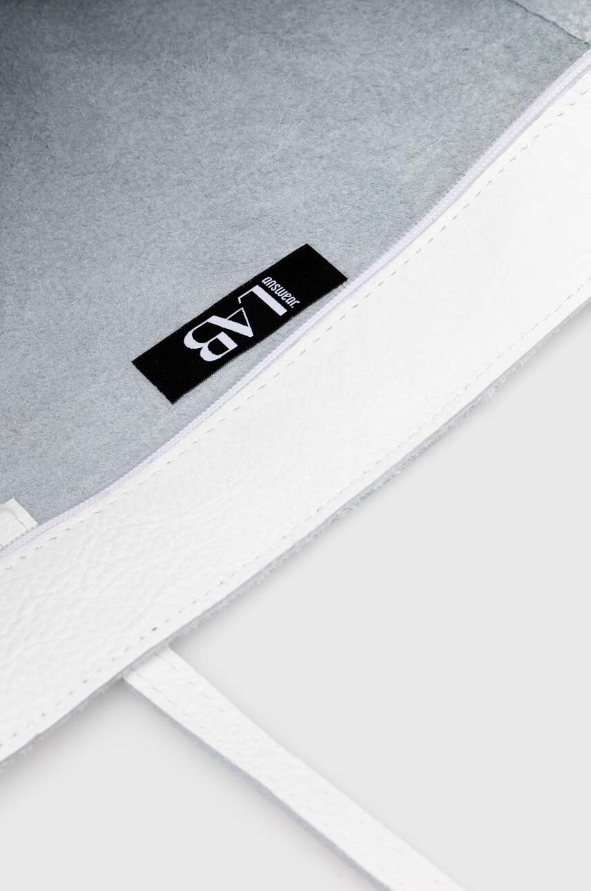 Δερμάτινη τσάντα Answear.LAB χρώμα: άσπρο φωτογραφία