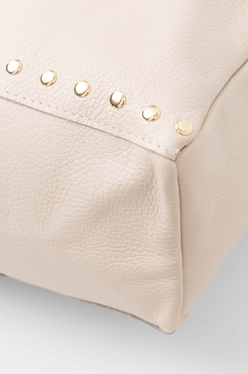 Δερμάτινη τσάντα Answear.LAB χρώμα: μπεζ φωτογραφία