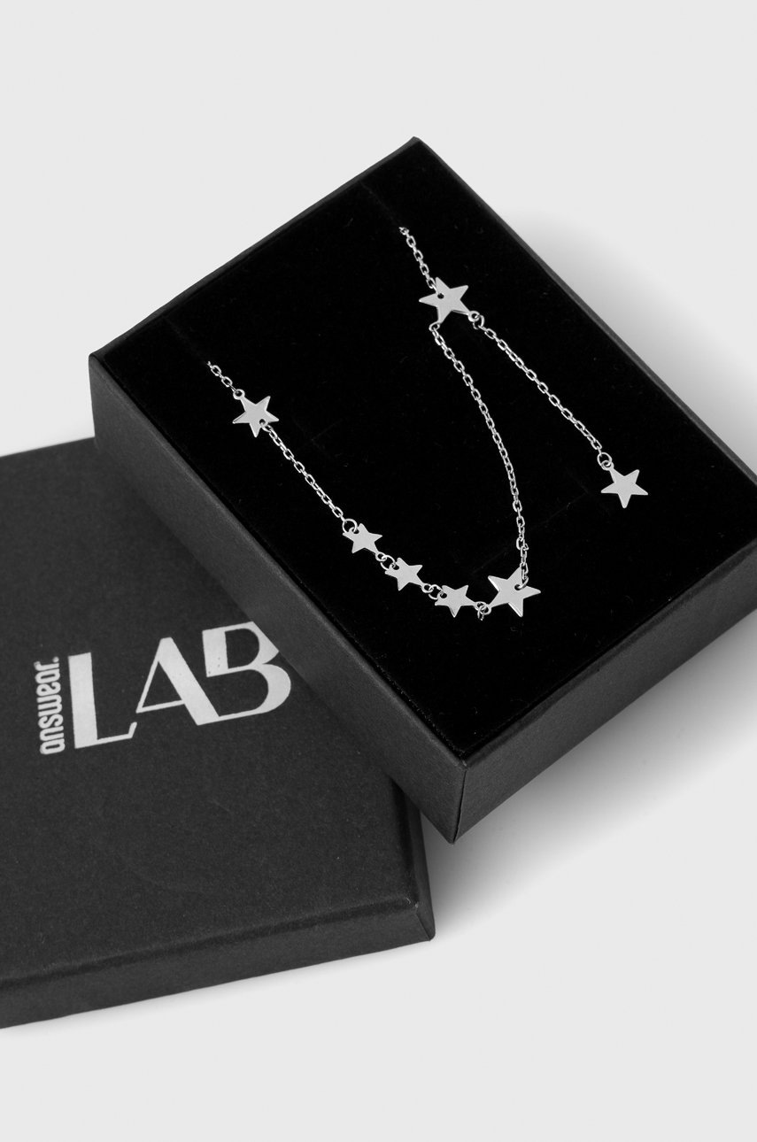 

Answear Lab - Сребърно колие, Сребърен