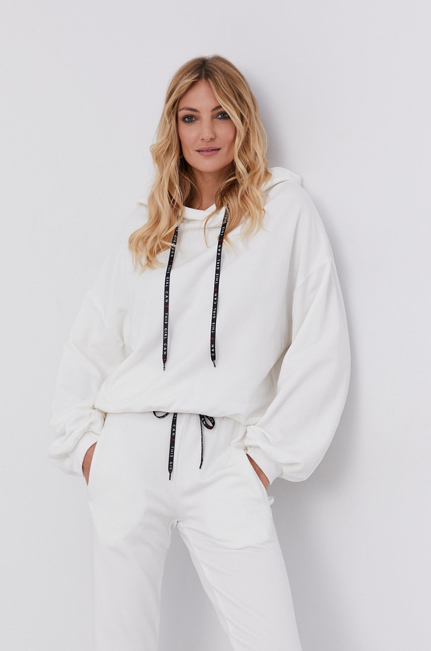 

Кофта Answear Lab ECO женская цвет кремовый гладкая