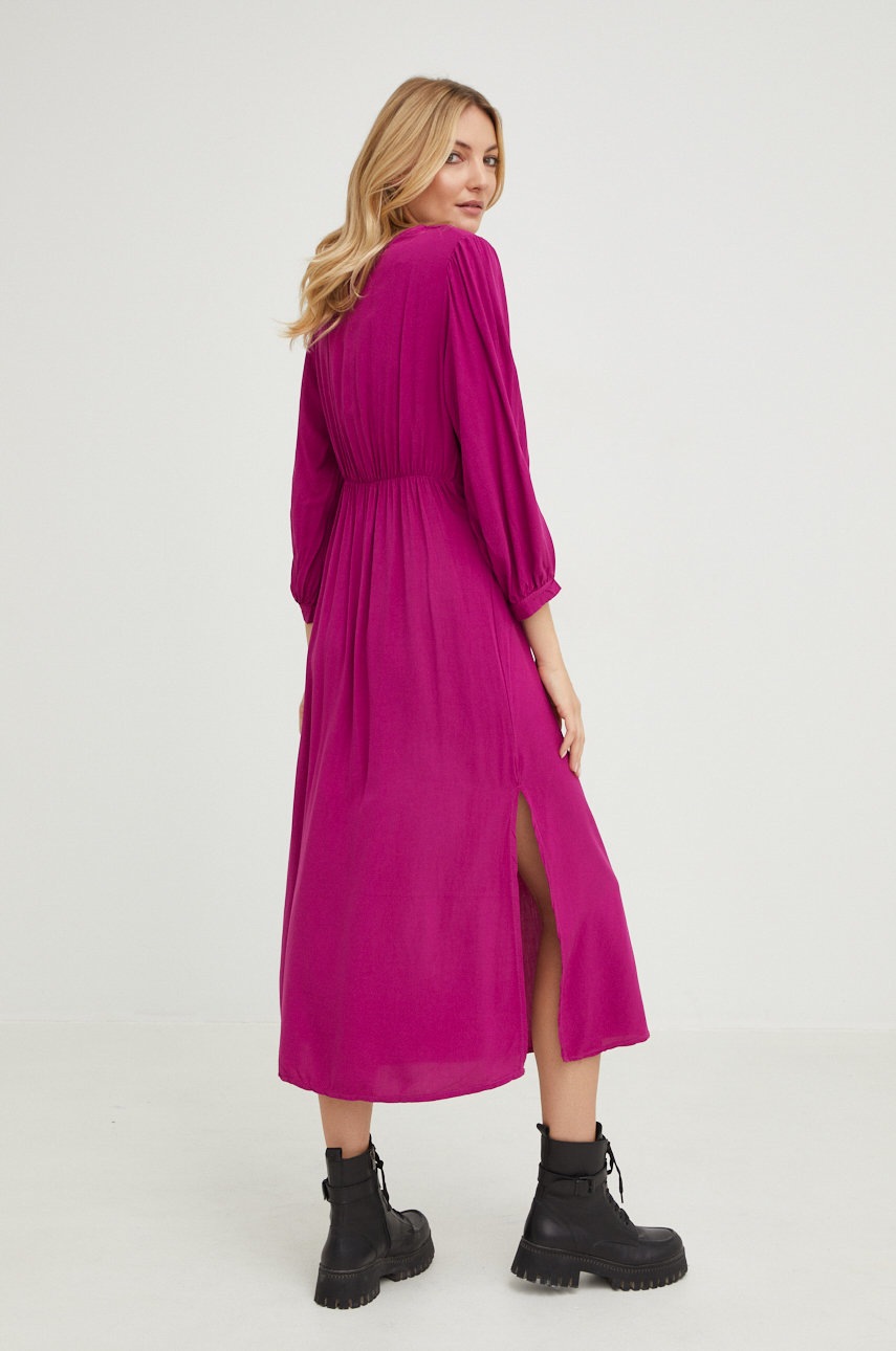 

Платье Answear Lab цвет фиолетовый maxi прямое