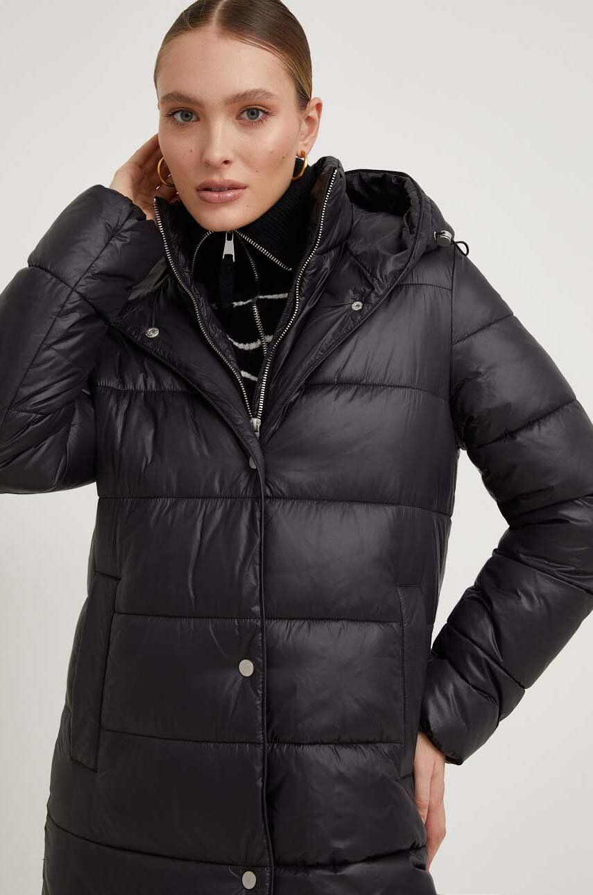 Kabát Answear Lab dámský, černá barva - černá - Hlavní materiál: 100 % Polyamid Podšívka: 100 %