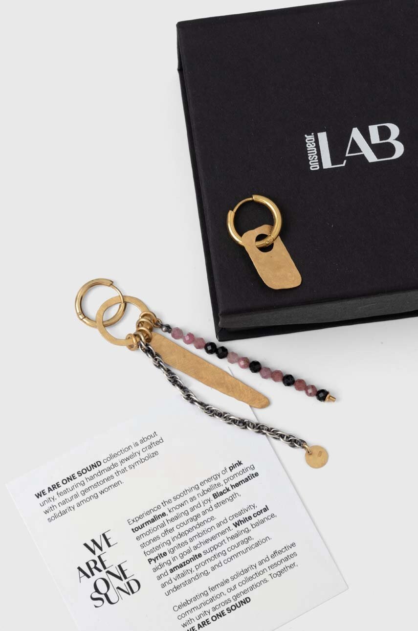 Срібні сережки з позолотою Answear Lab 