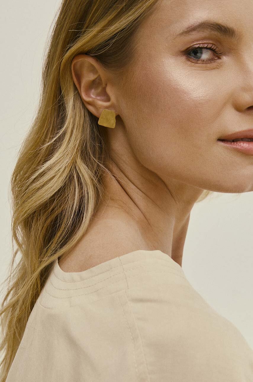 Επιχρυσωμένα σκουλαρίκια Answear.LAB φωτογραφία