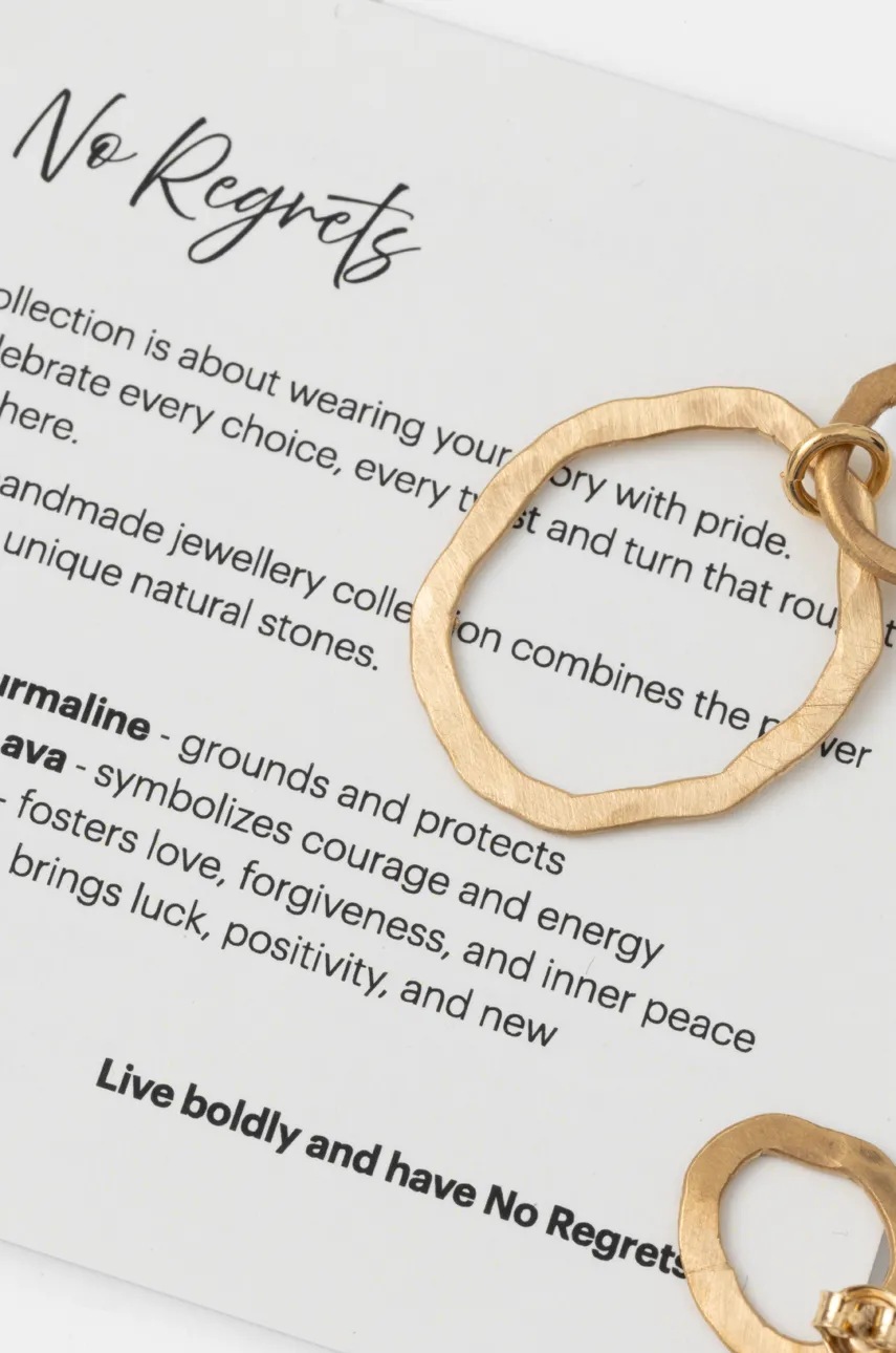 Επιχρυσωμένα σκουλαρίκια Answear.LAB φωτογραφία