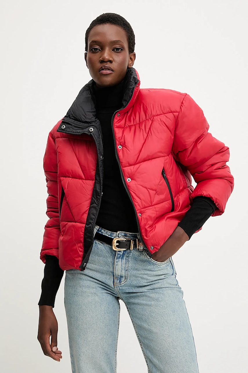 Куртка Answear.LAB женская цвет красный зимняя oversize Куртка Answear.LAB женская цвет красный зимняя oversize