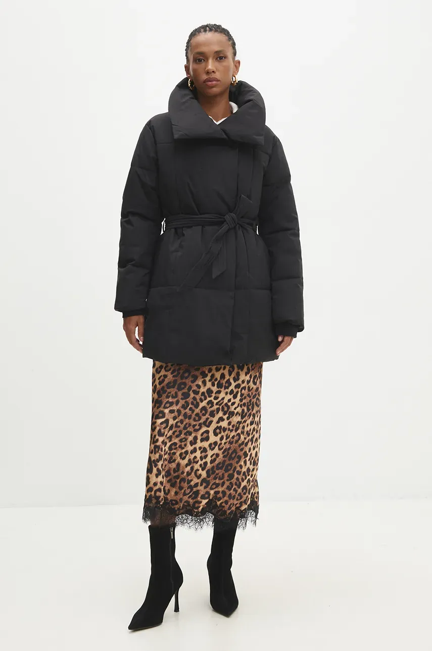 Куртка Answear Lab женская цвет чёрный зимняя oversize Куртка Answear Lab женская цвет чёрный зимняя oversize