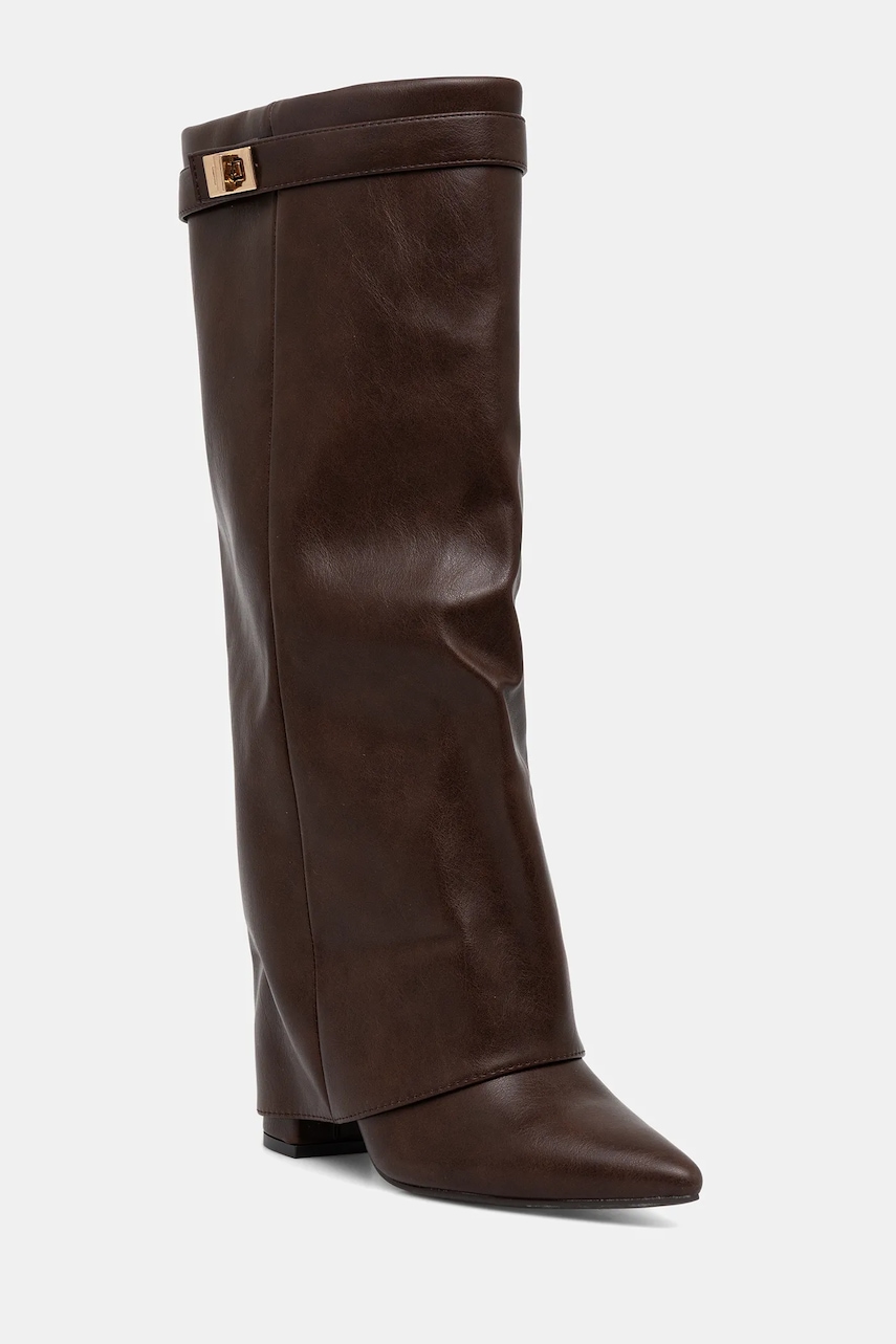Answear Lab cizme culoarea negru, cu toc drept