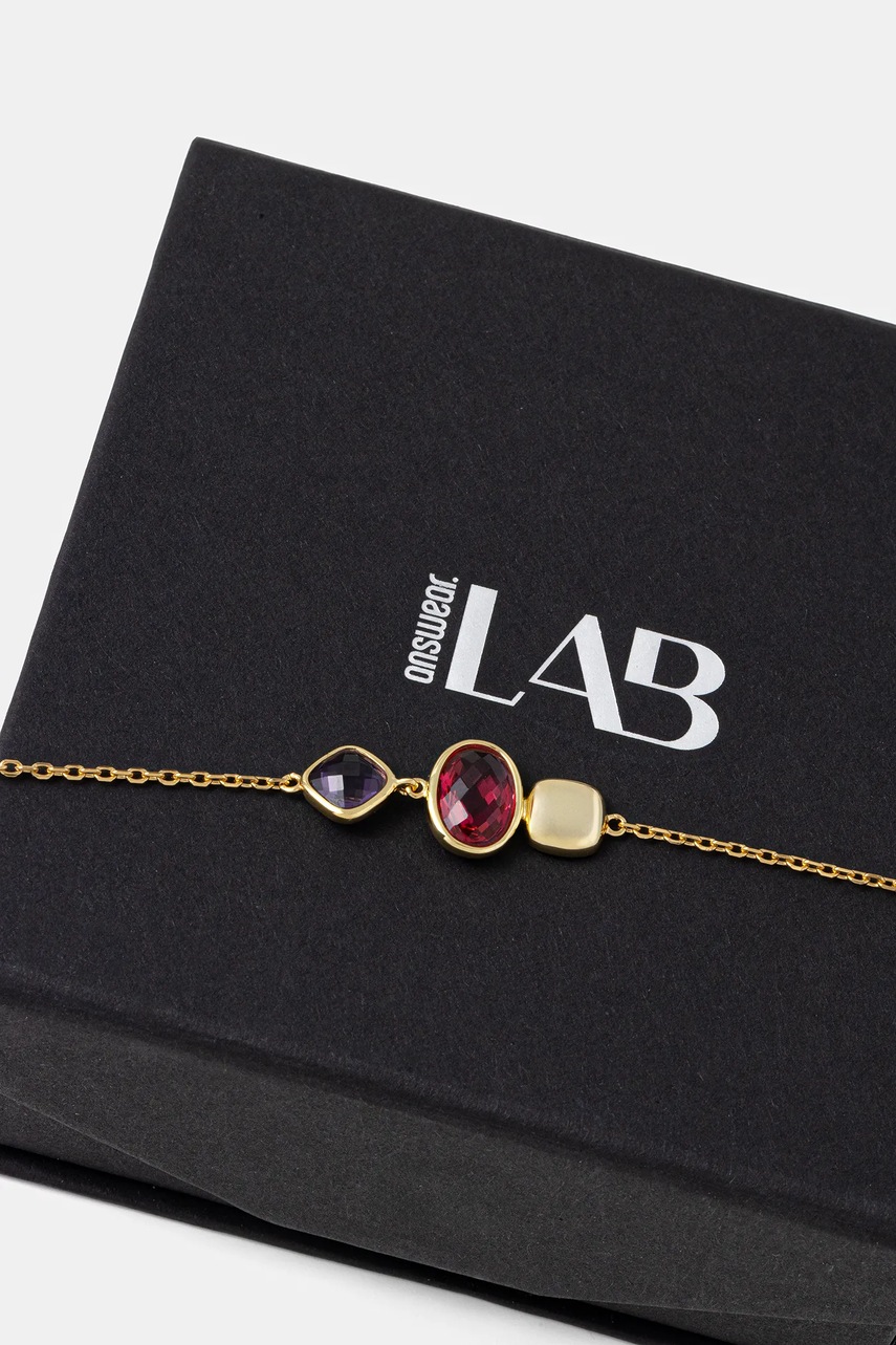 Браслет из серебра 925 пробы, покрытого 18-каратным золотом Answear.LAB