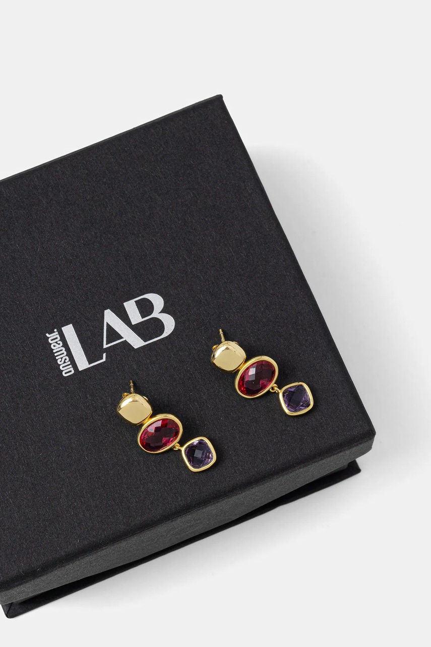 Серьги из серебра 925 пробы, покрытого 18-каратным золотом Answear.LAB