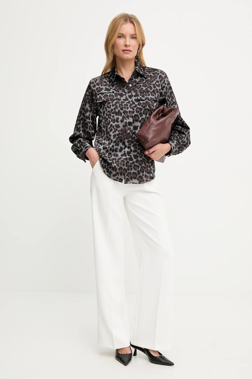 Блузка Answear.LAB цвет серый узор