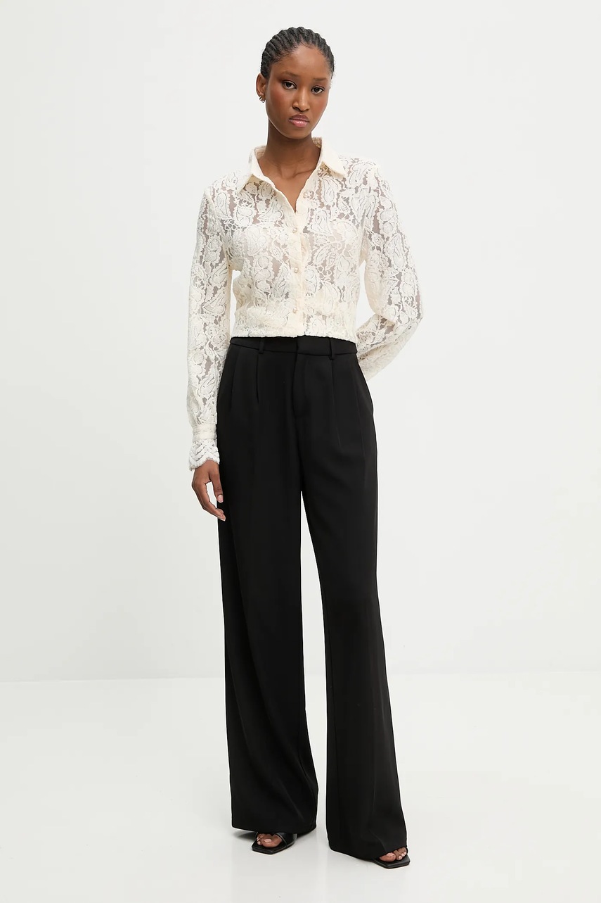 Рубашка Answear.LAB цвет белый slim классический воротник