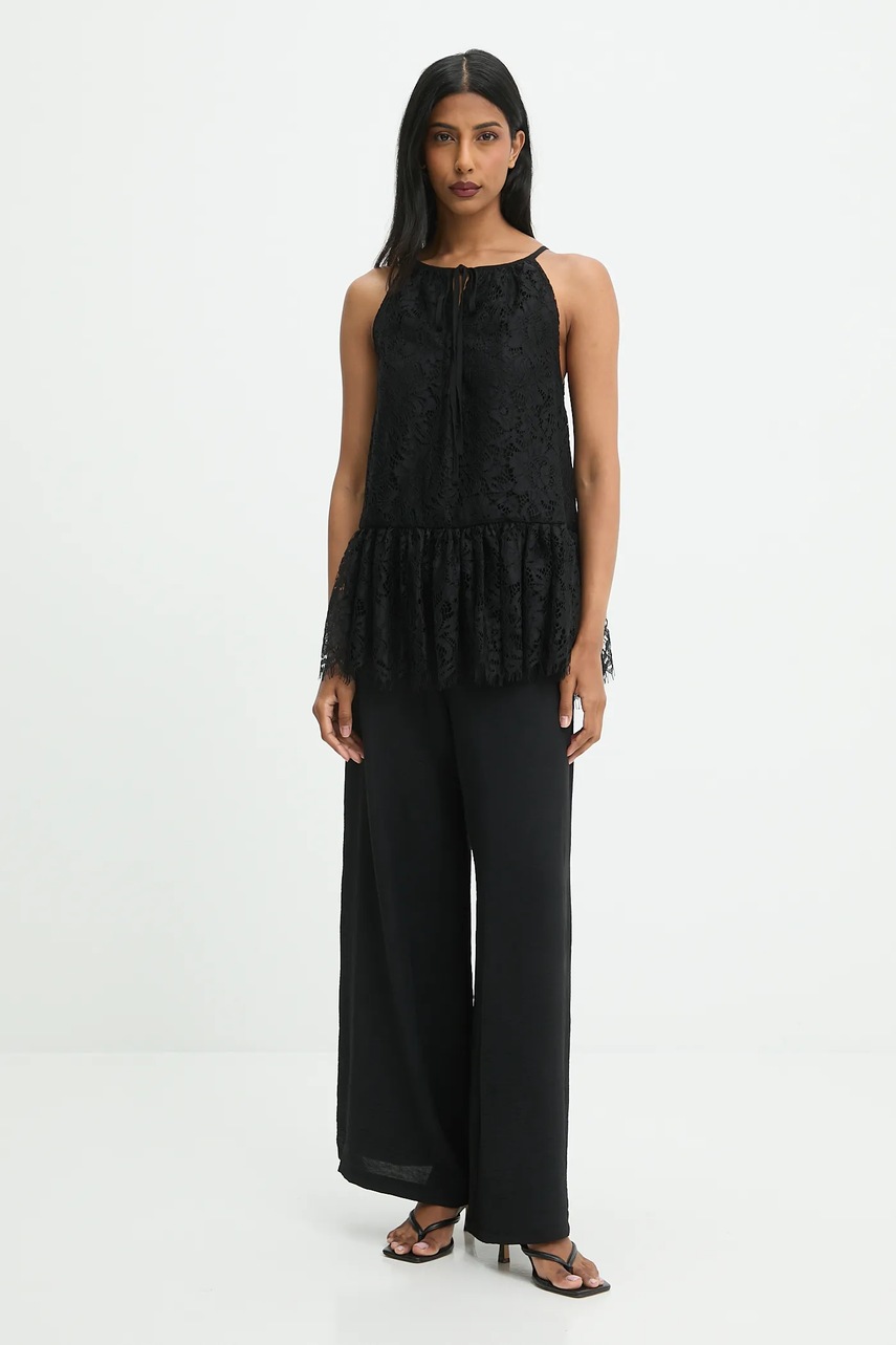 Блузка Answear.LAB цвет чёрный узор