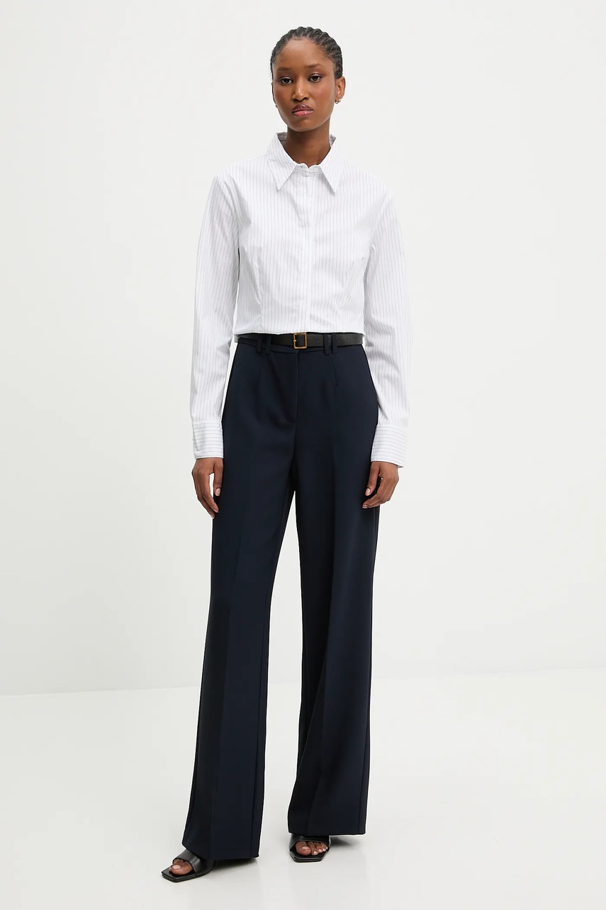 Рубашка Answear.LAB цвет белый regular классический воротник