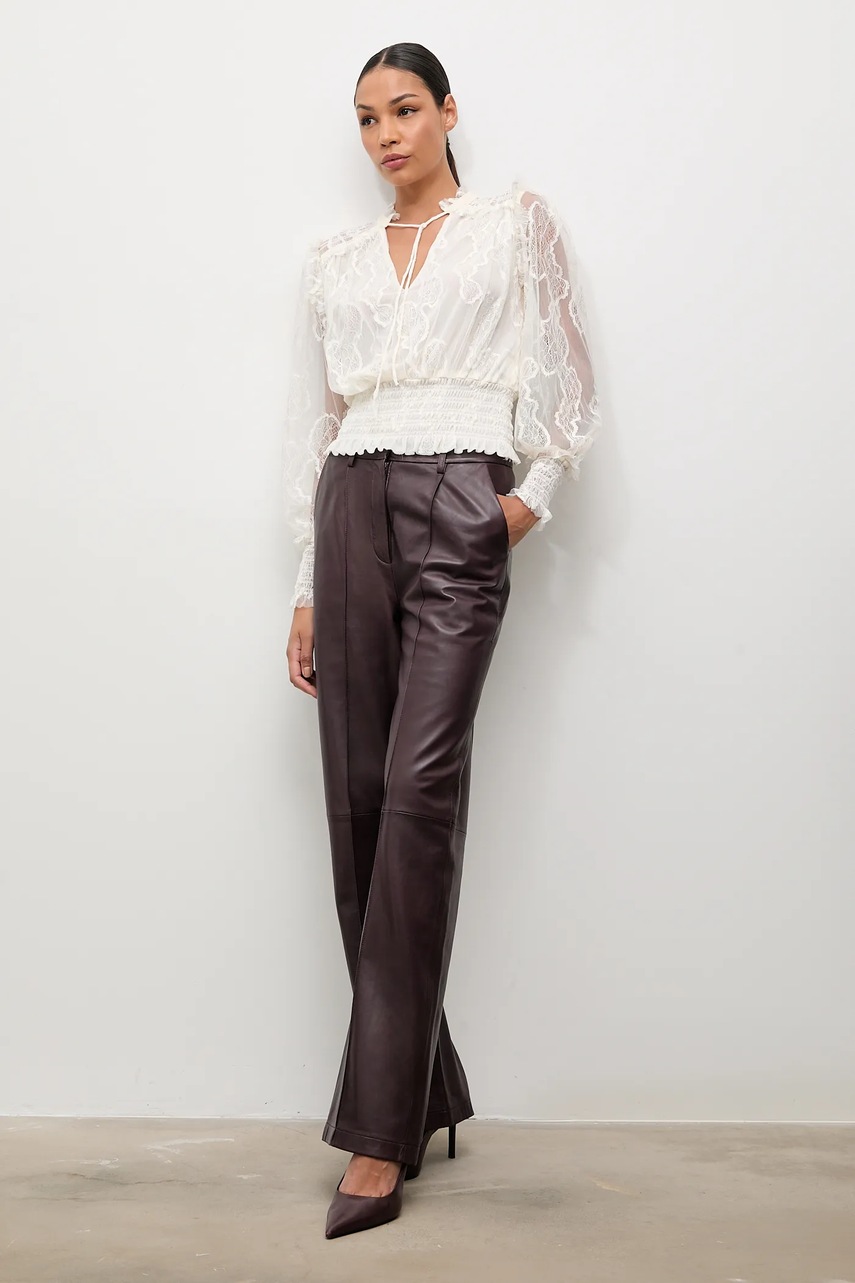 Блузка Answear.LAB цвет бежевый однотонная