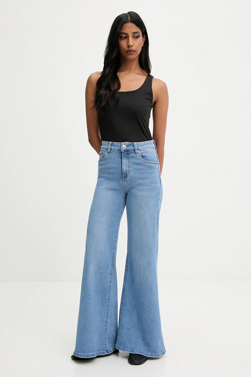 Блузка Answear.LAB цвет серый однотонная