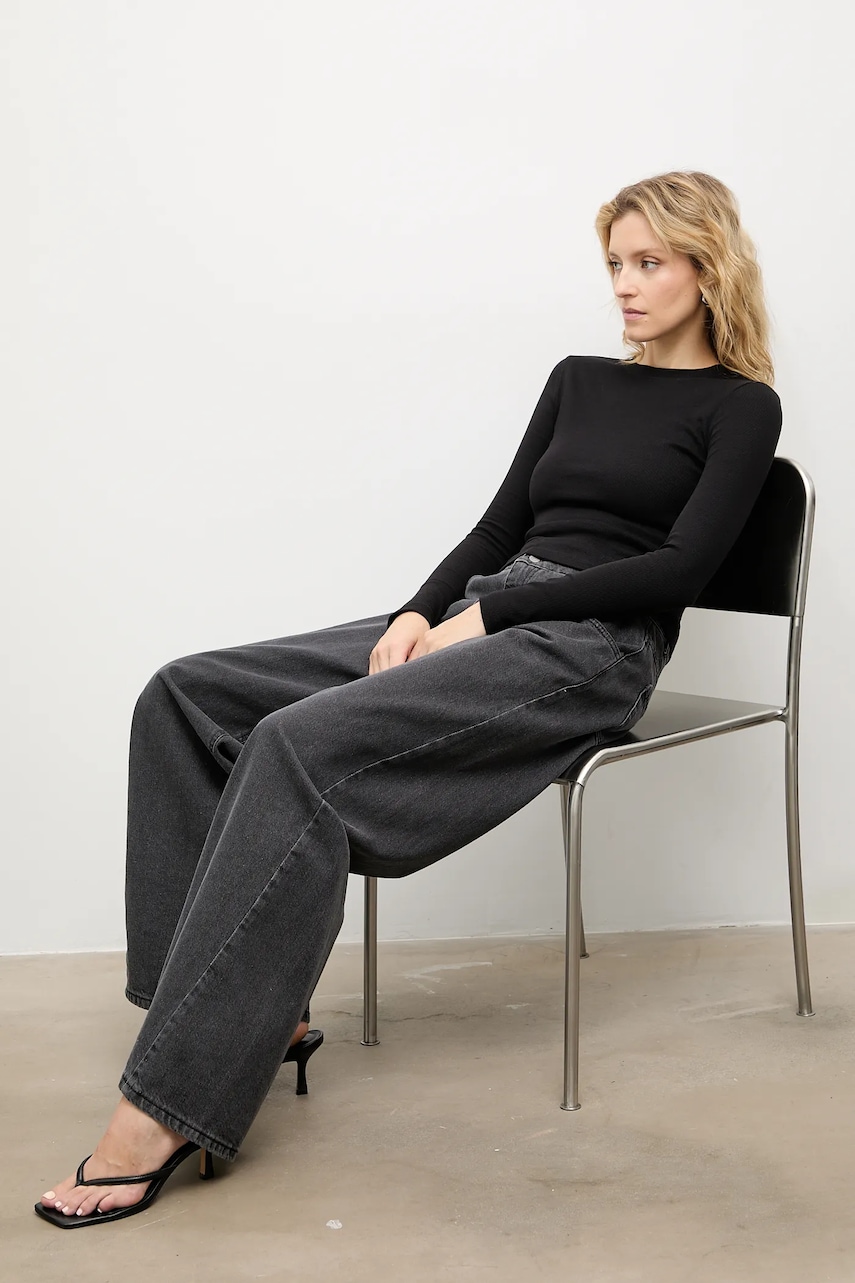 Лонгслив Answear.LAB цвет чёрный