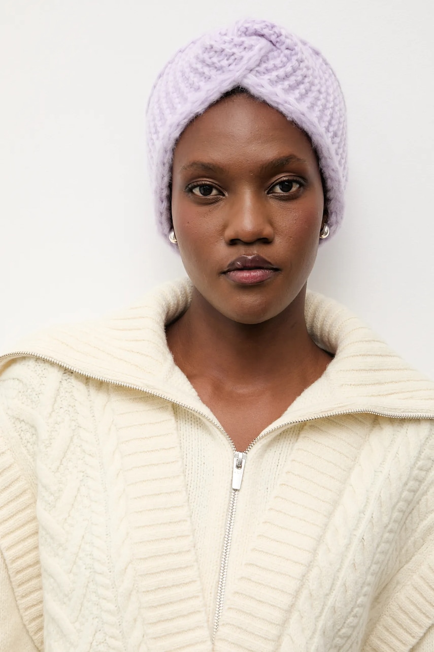 Answear.LAB bentiță de lână culoarea violet