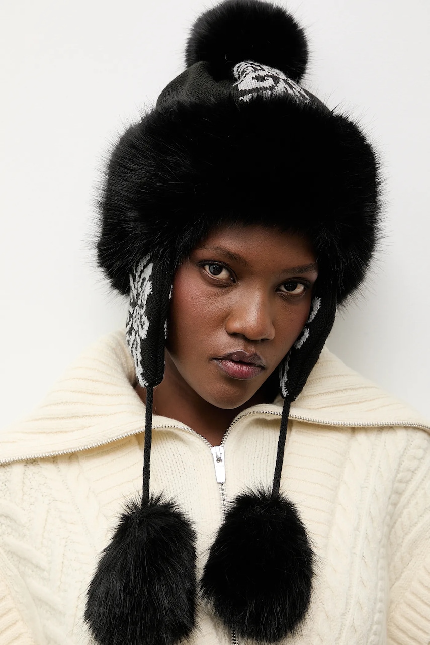 Answear.LAB caciula culoarea negru