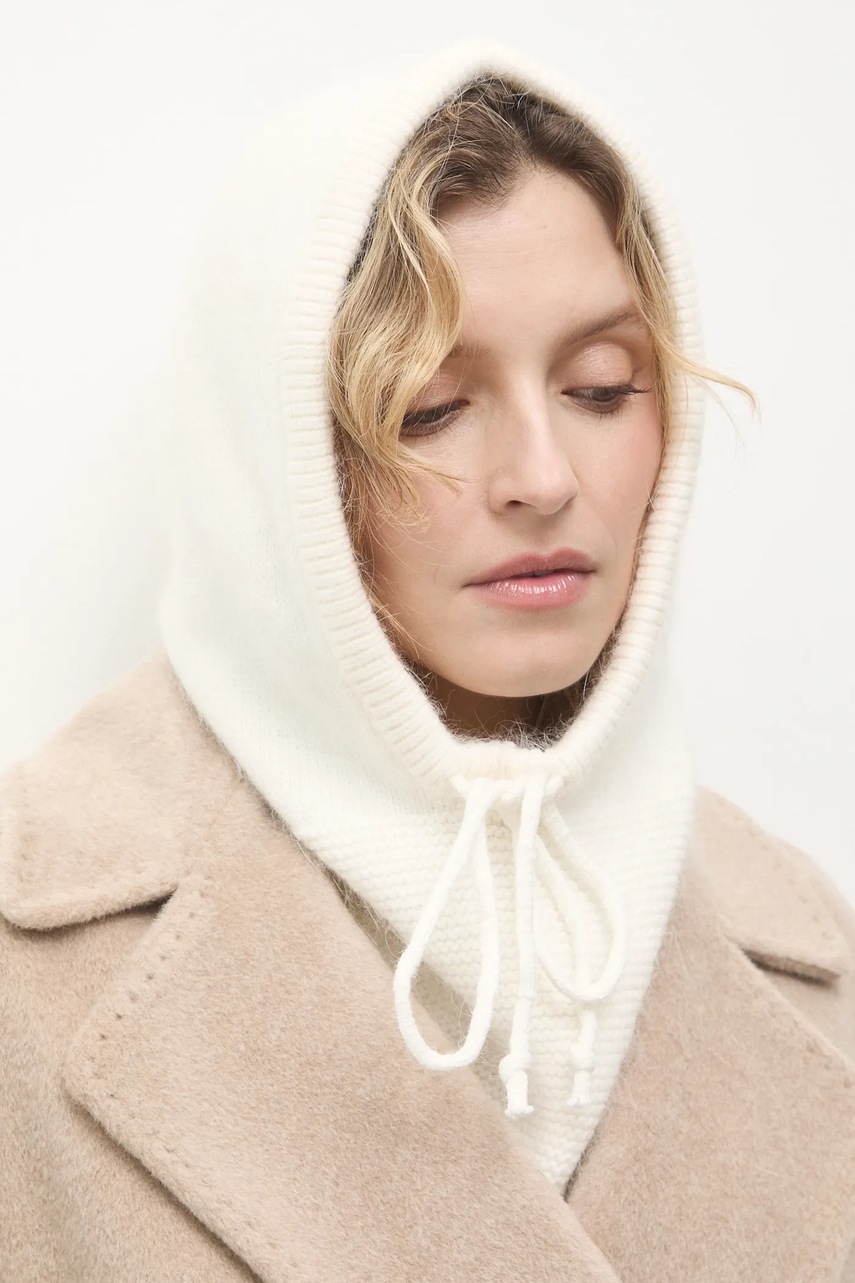 Answear.LAB cuier de haine cu oglindă culoarea bej - 0 | YEO