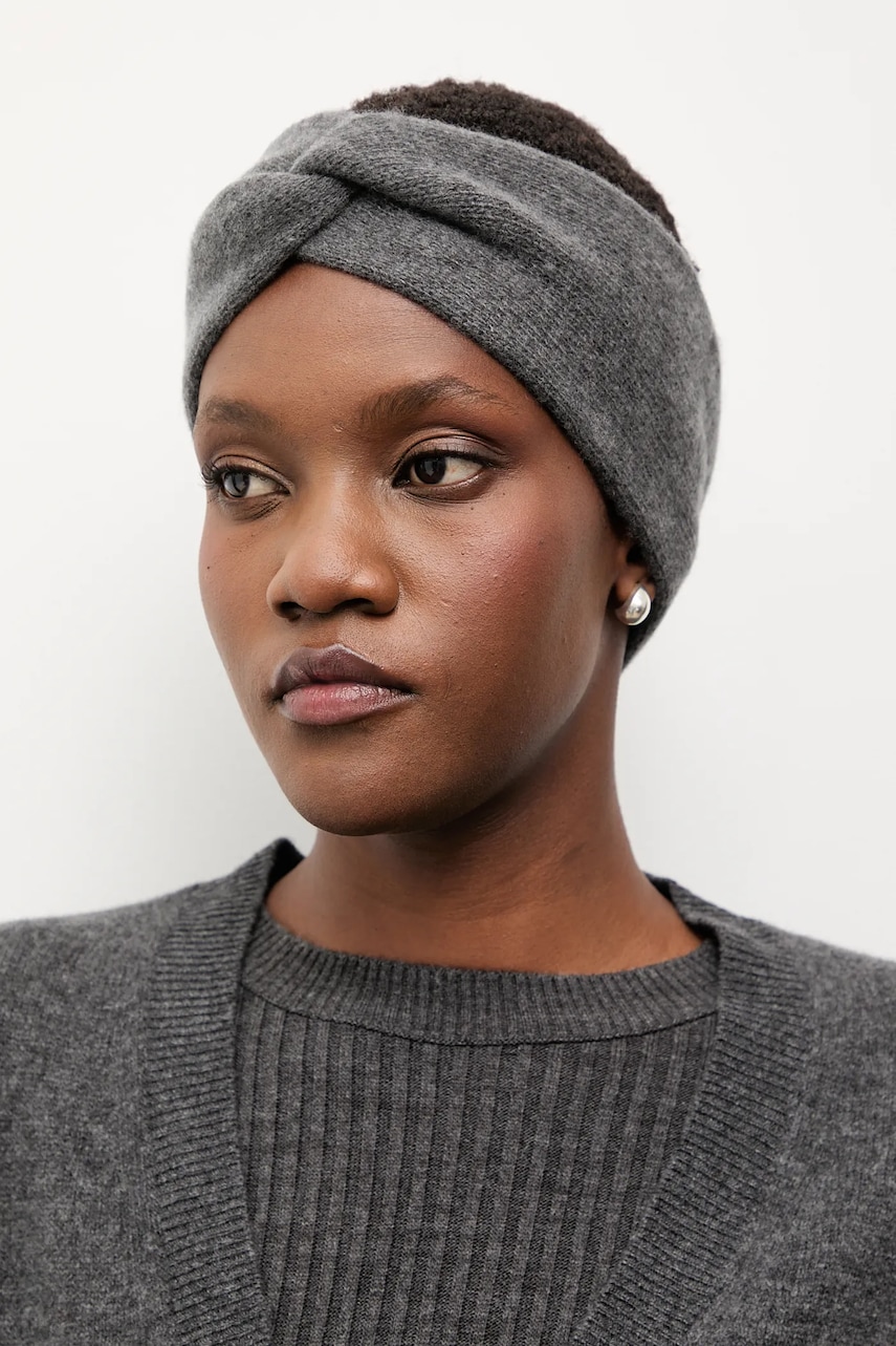 Answear.LAB bentita din lana culoarea gri