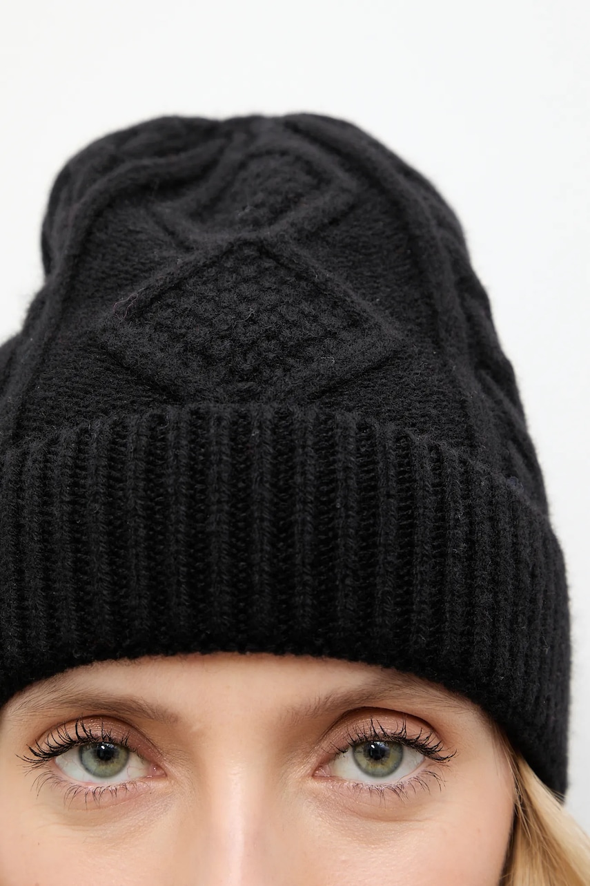 Answear.LAB caciula de lana culoarea negru