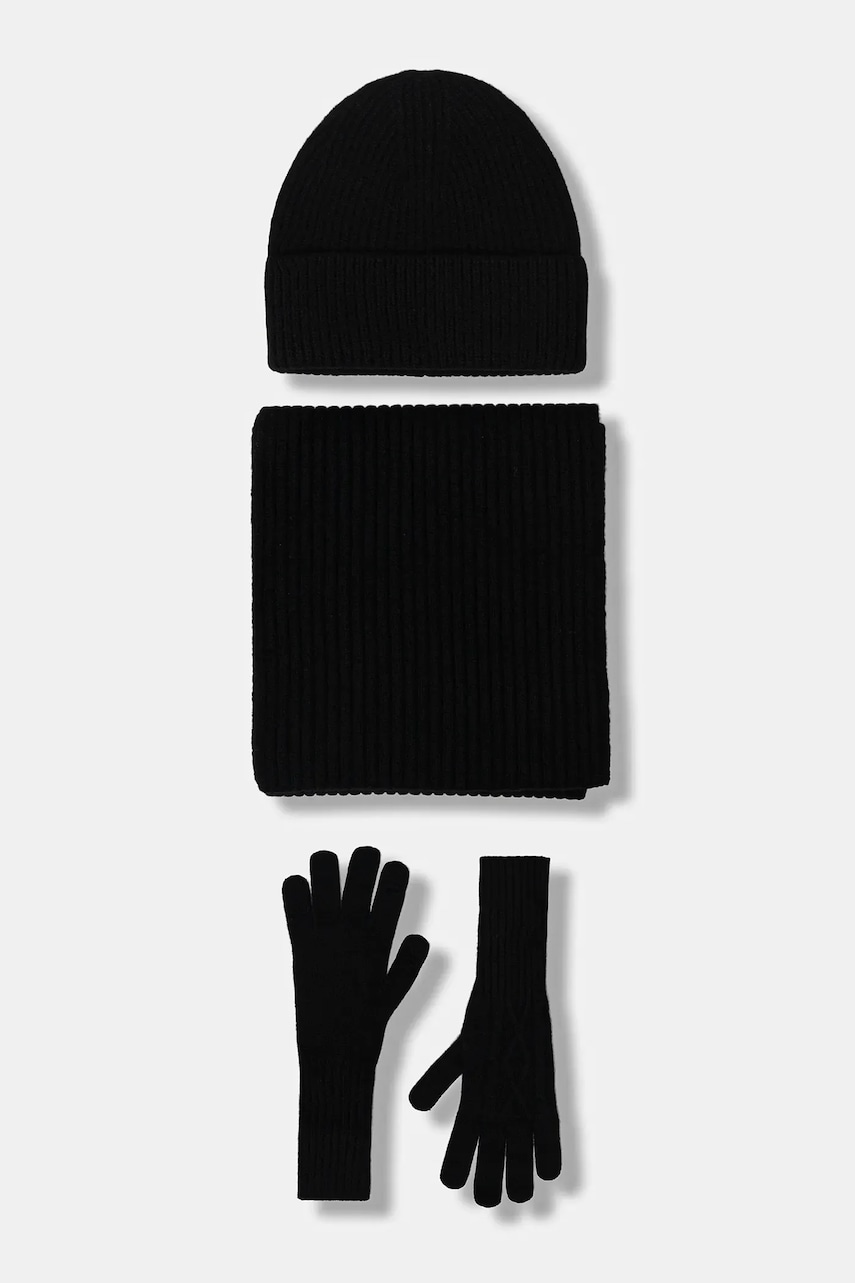 Answear.LAB compleu din lana culoarea negru