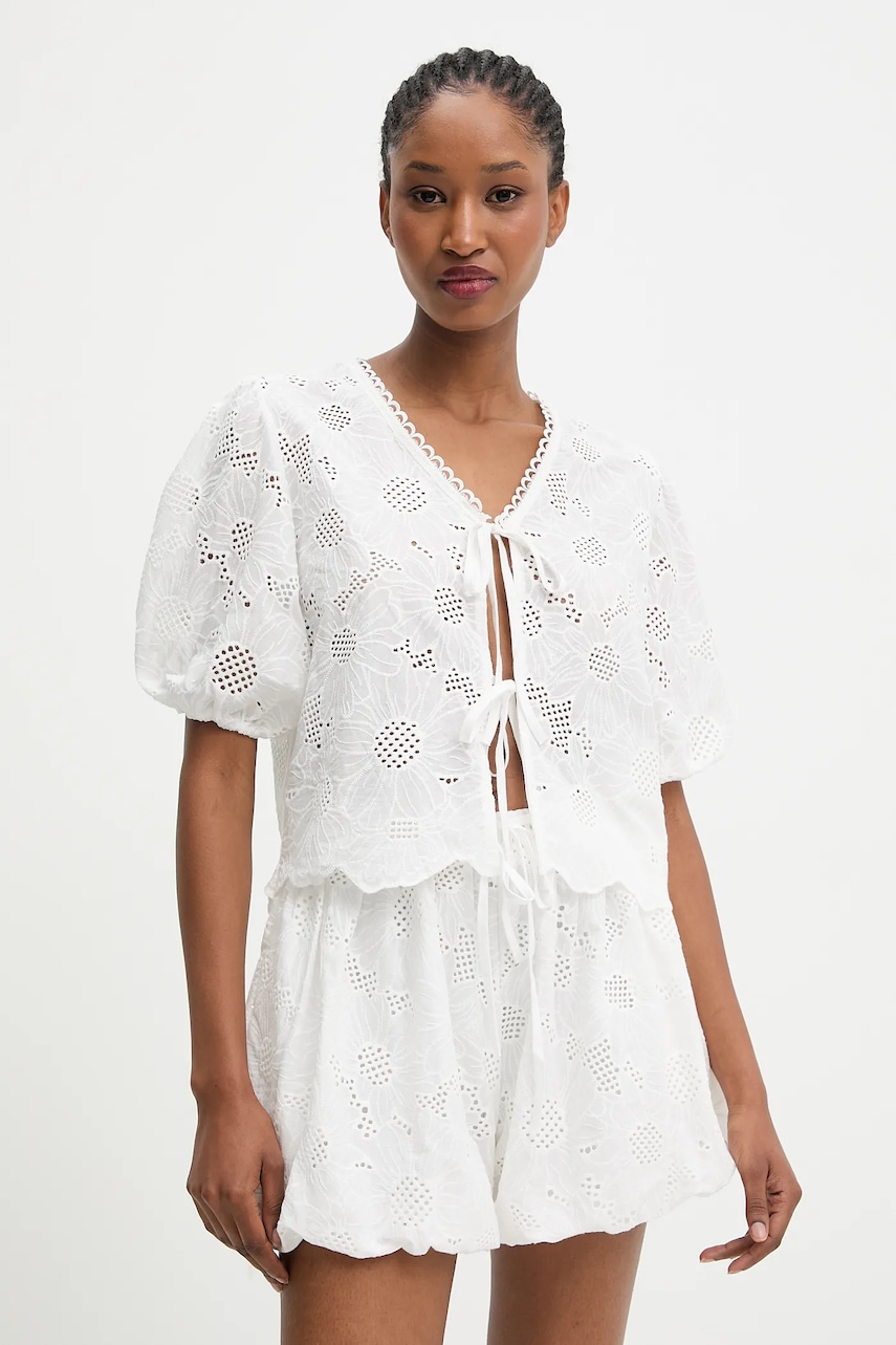 Answear.LAB set din bumbac culoarea alb Answear.LAB set din bumbac culoarea alb