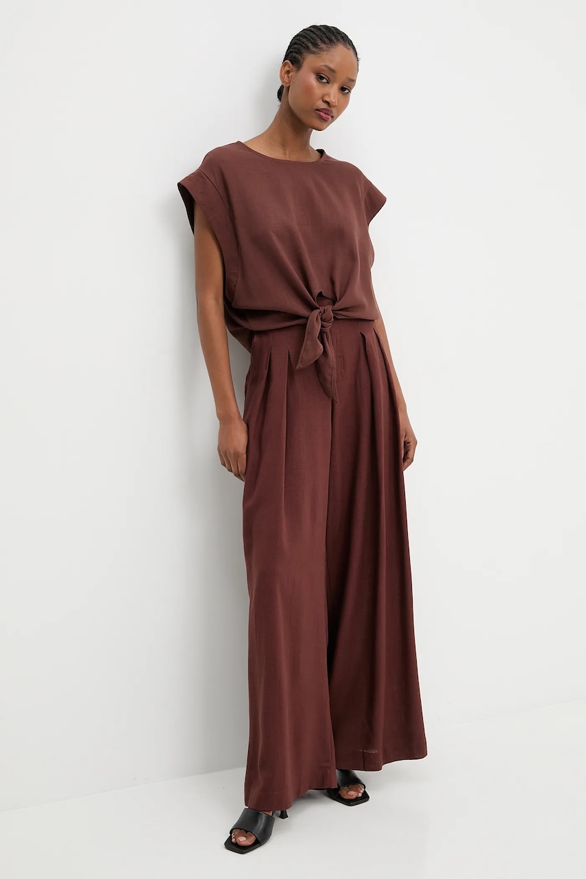 Answear.LAB set complet cu lenjerie culoarea maro - 0 | YEO