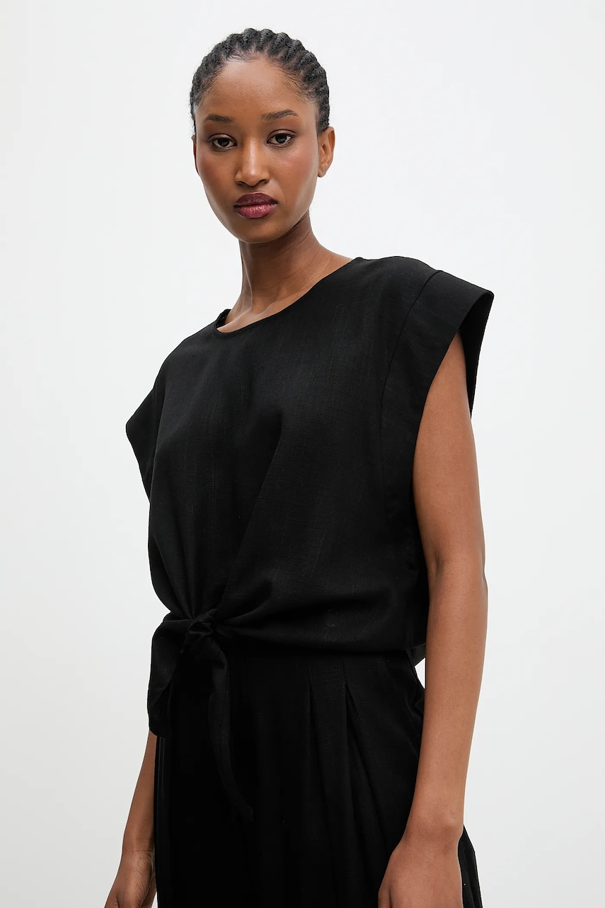 Комплект со льном Answear.LAB цвет чёрный