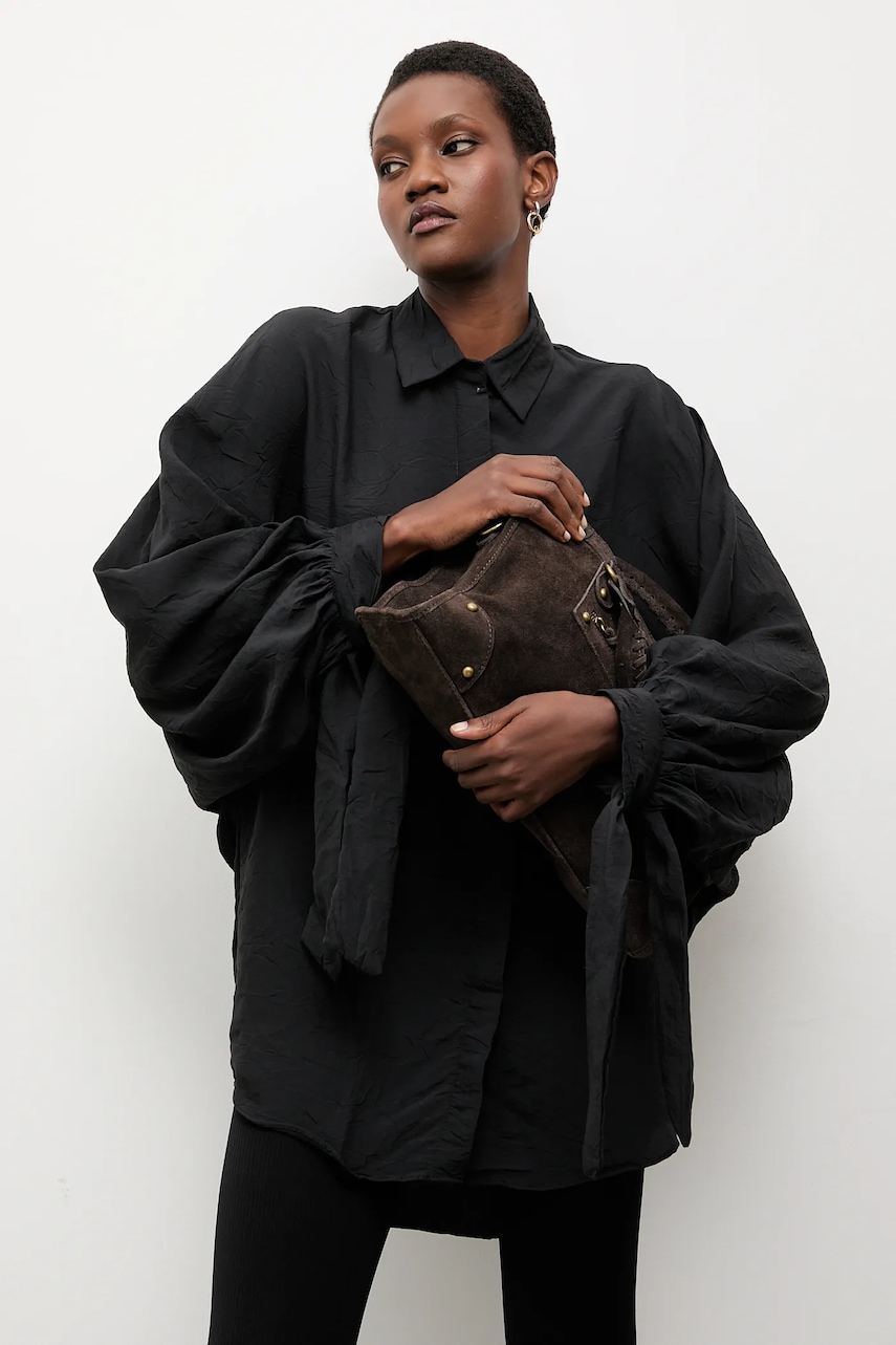 Answear.LAB camasa culoarea negru