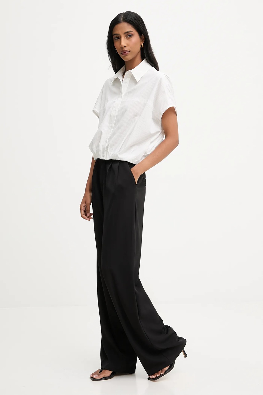Рубашка Answear.LAB цвет белый relaxed классический воротник Рубашка Answear.LAB цвет белый relaxed классический воротник