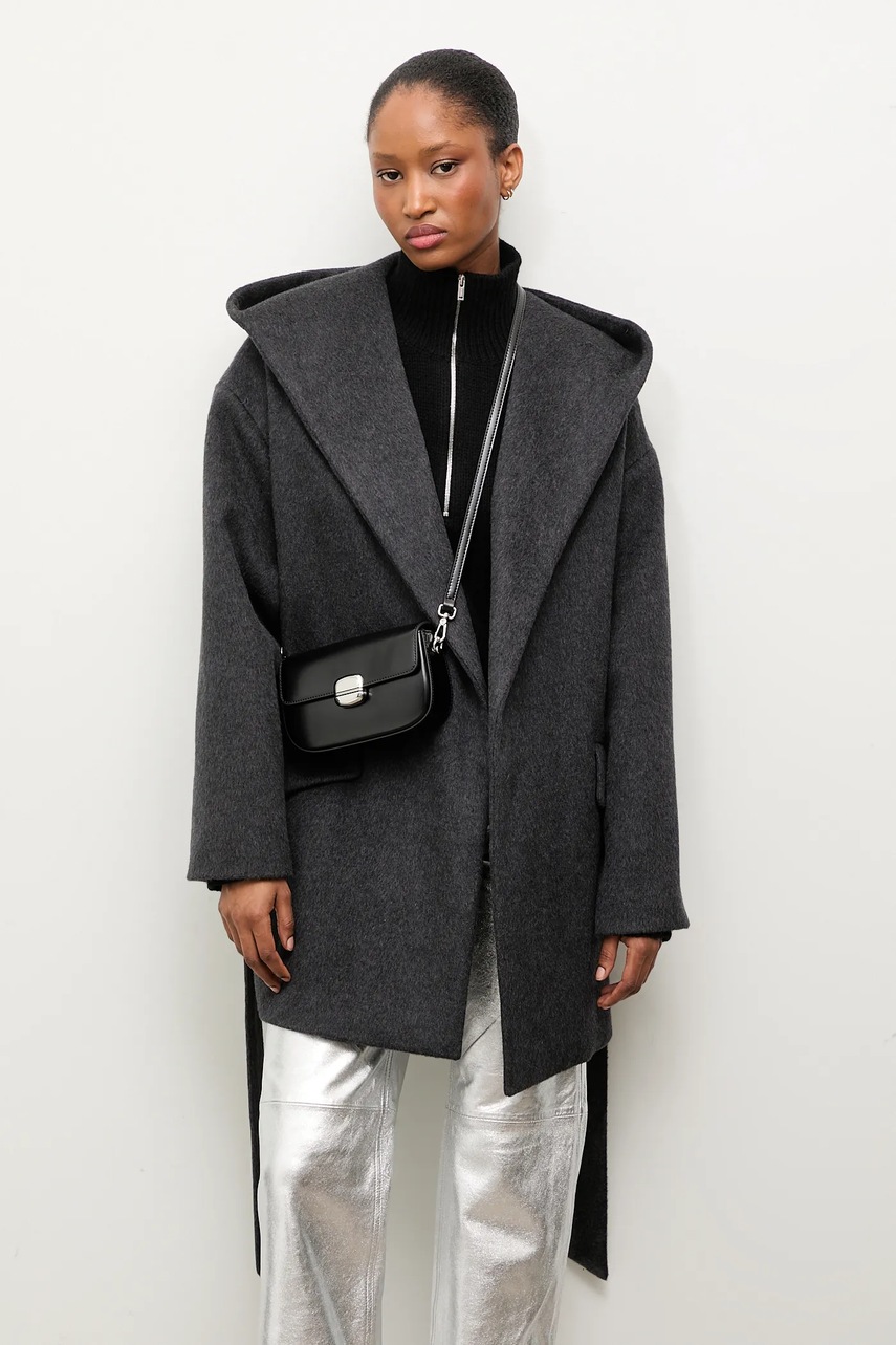 Шерстяное пальто Answear.LAB цвет чёрный