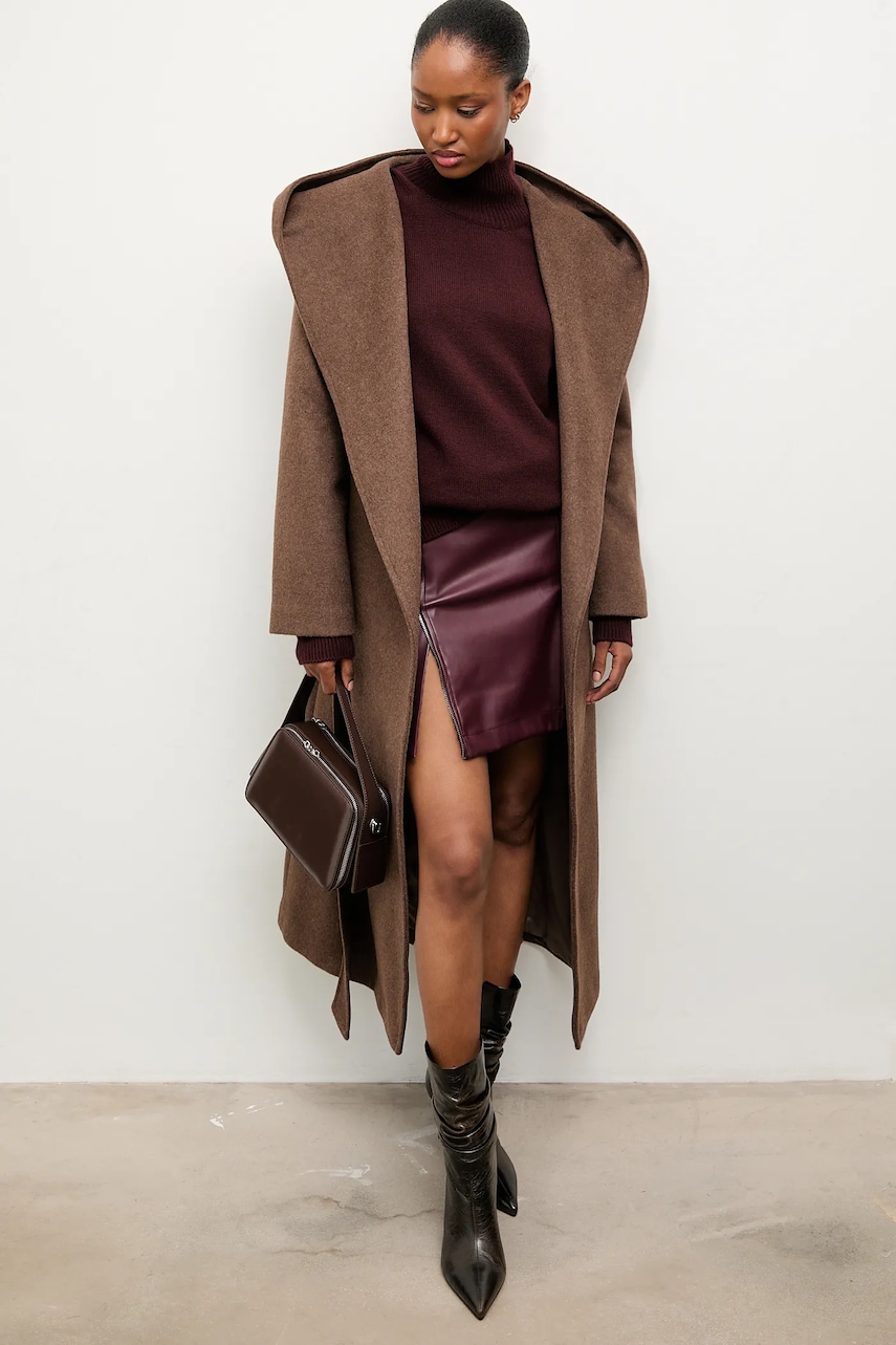 Answear.LAB palton de lana culoarea maro