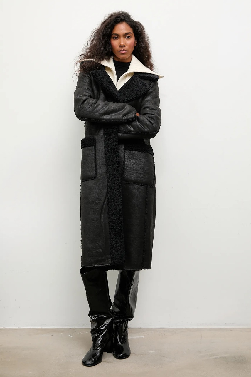 Answear.LAB palton culoarea negru