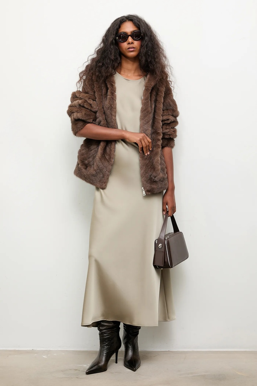 Пальто Answear.LAB цвет коричневый