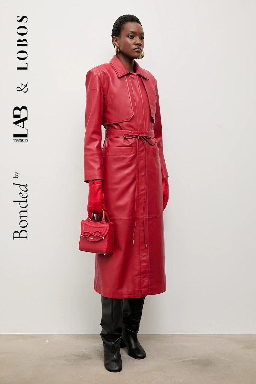 Bonded by Answear.LAB & LOBOS palton de piele