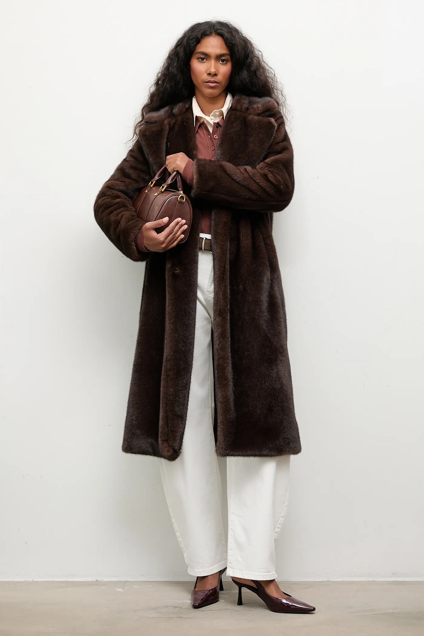 Пальто Answear.LAB цвет коричневый