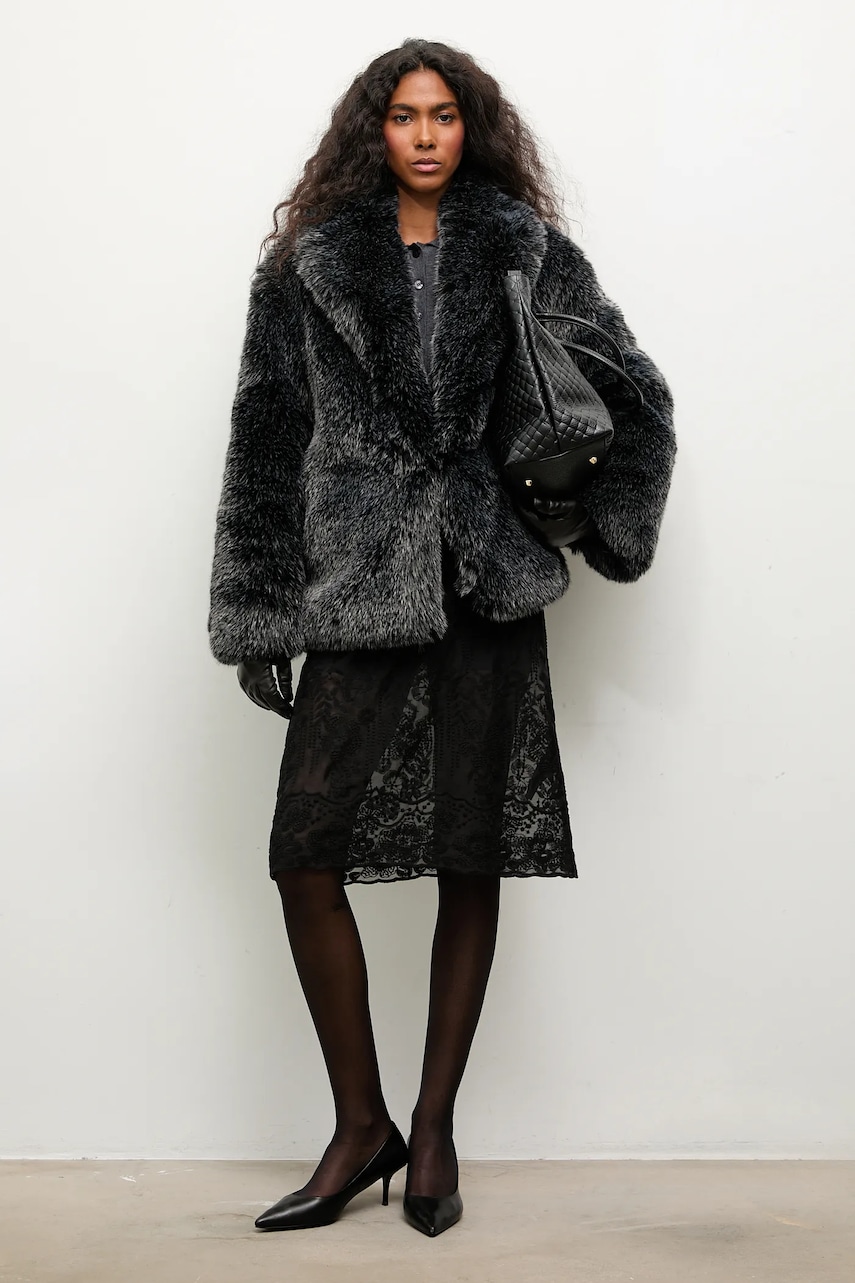 Куртка Answear.LAB цвет серый демисезонная Куртка Answear.LAB цвет серый демисезонная