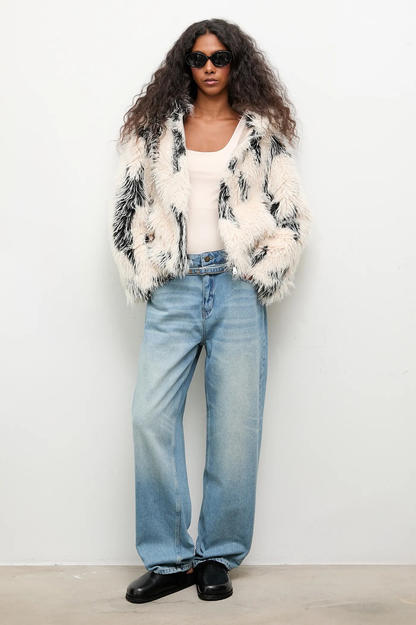 Куртка Answear.LAB цвет белый демисезонная