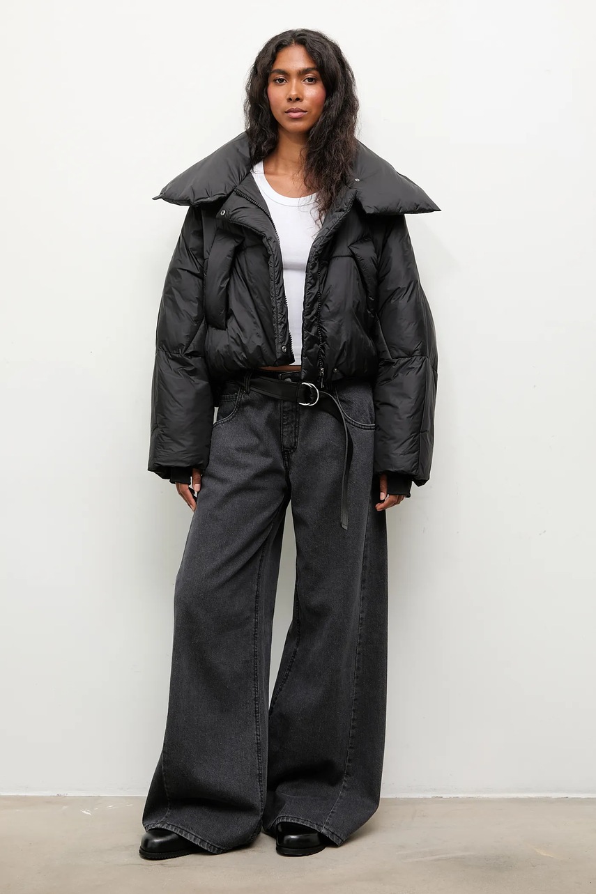 Куртка Answear.LAB цвет чёрный зимняя oversize