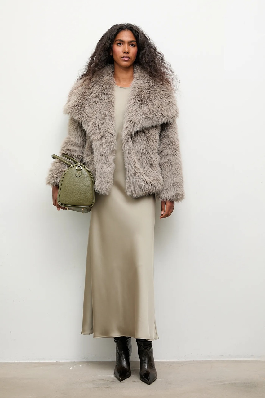 Куртка Answear.LAB цвет серый демисезонная