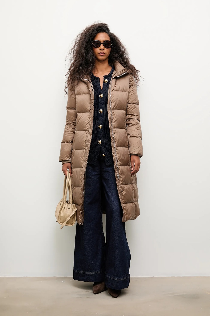 Куртка Answear.LAB цвет бежевый зимняя