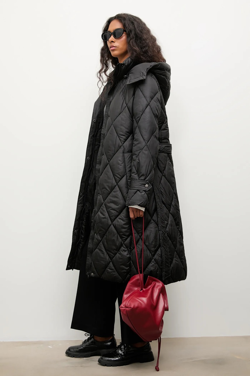 Answear.LAB geaca culoarea negru, de iarna