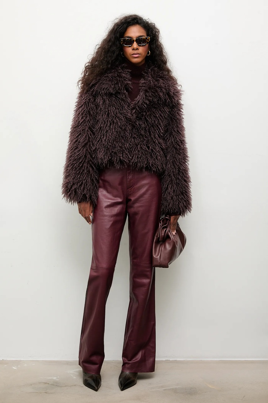 Куртка Answear.LAB цвет коричневый демисезонная