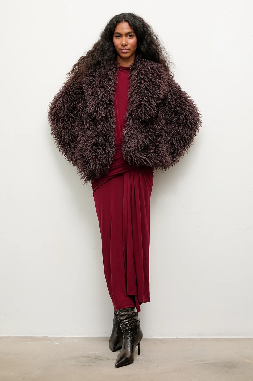 Куртка Answear.LAB цвет коричневый демисезонная