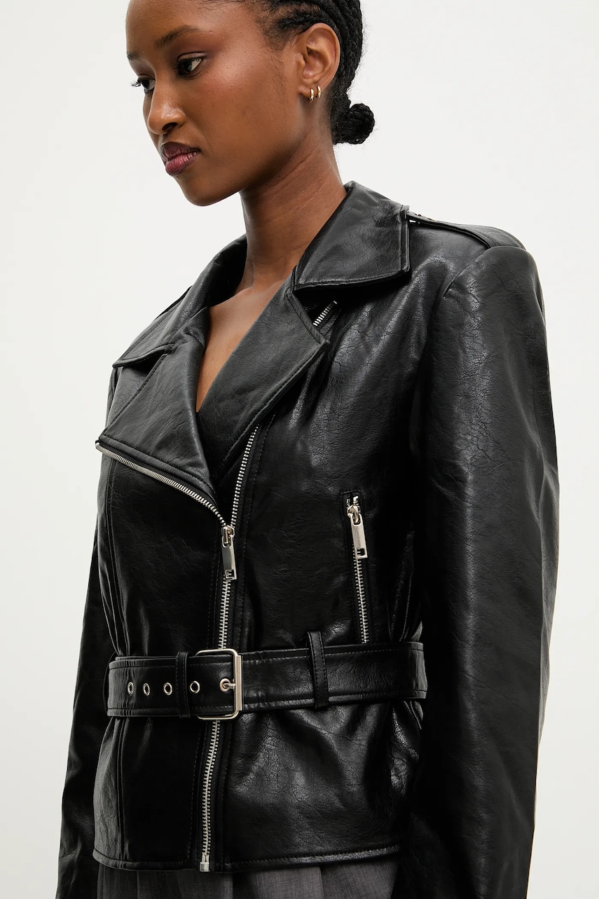 Answear.LAB geaca ramones culoarea negru, de tranzitie