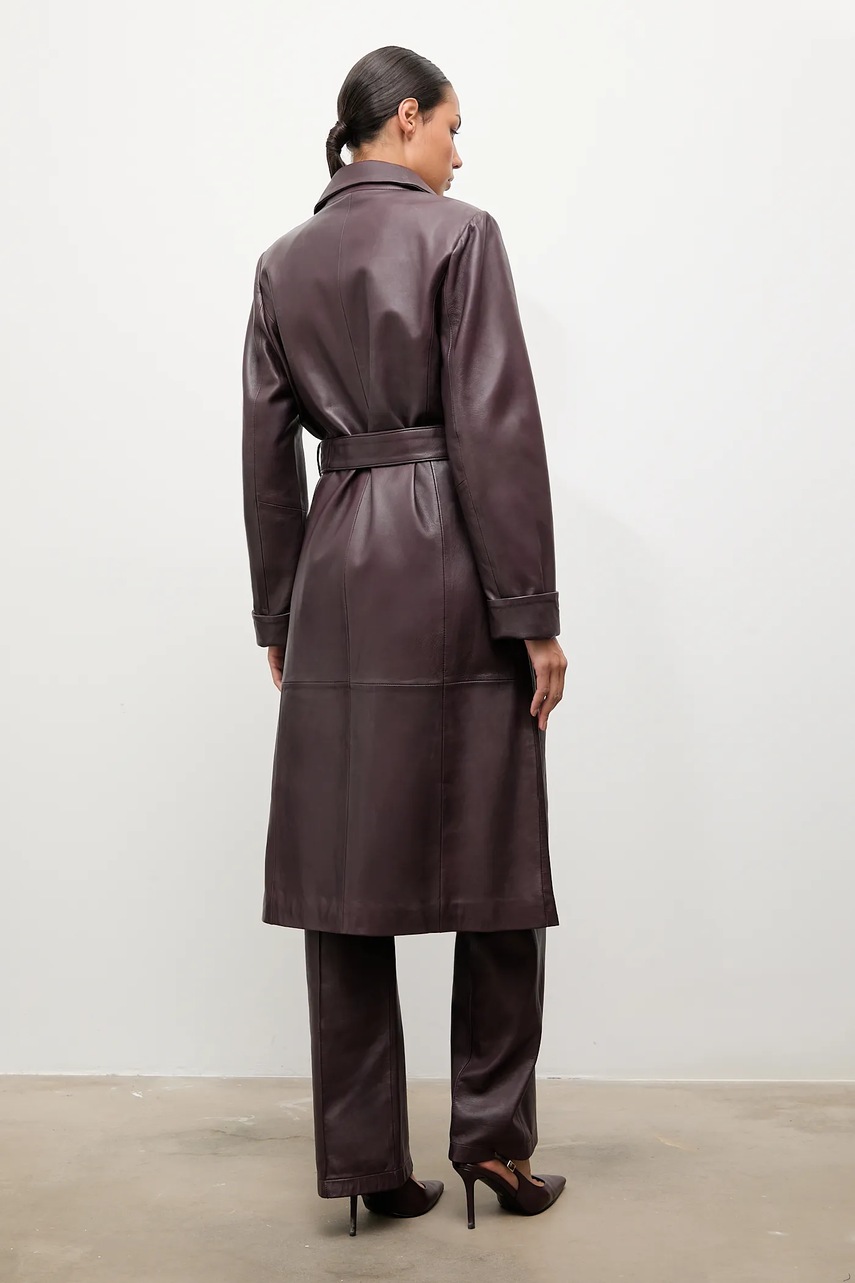 Δερμάτινο παλτό Answear.LAB φωτογραφία